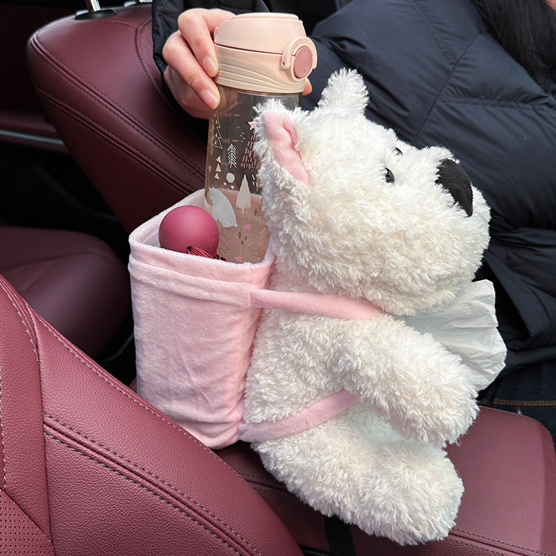 Cute West Highlands Car Storage Bucket