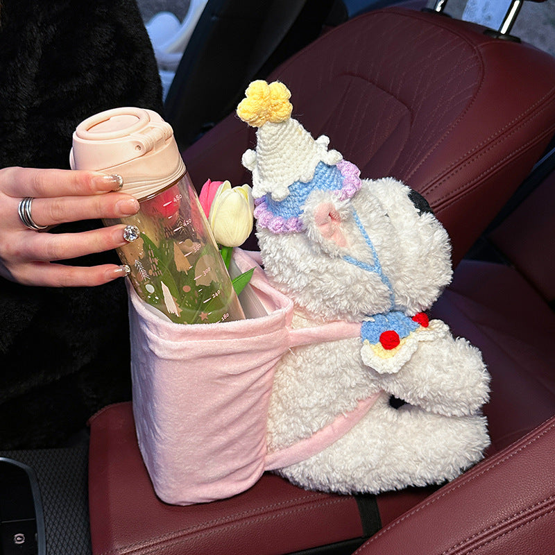 Cute West Highlands Car Storage Bucket