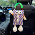 Cartoon Monster Hanging Car Tissue Box