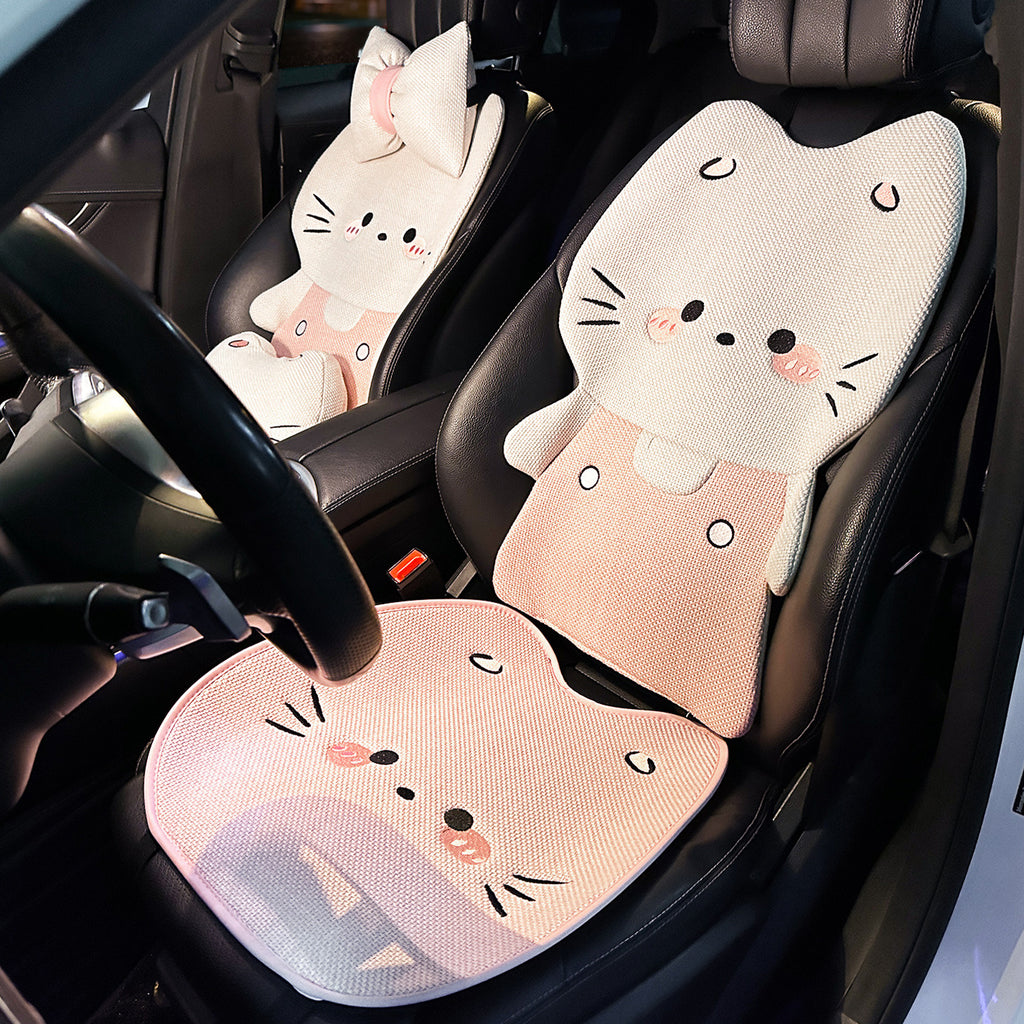 Cartoon Cat Car Seat Covers