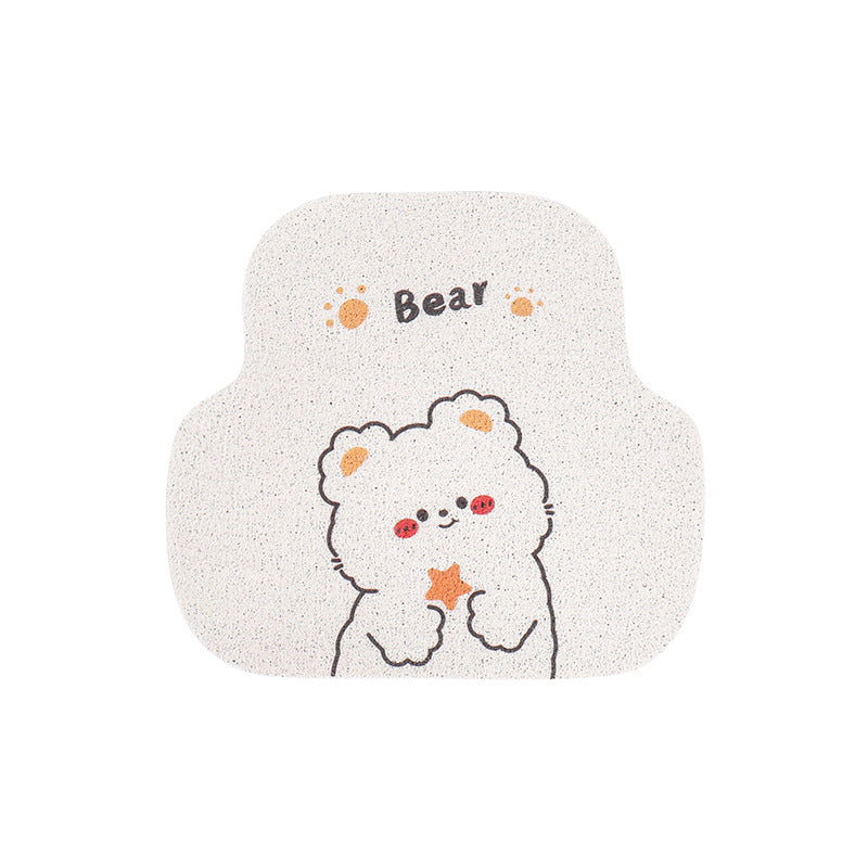 Cute Bear Anti-Soiling Car Floor Mats