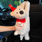 Puppy-Themed Car Tissue Box