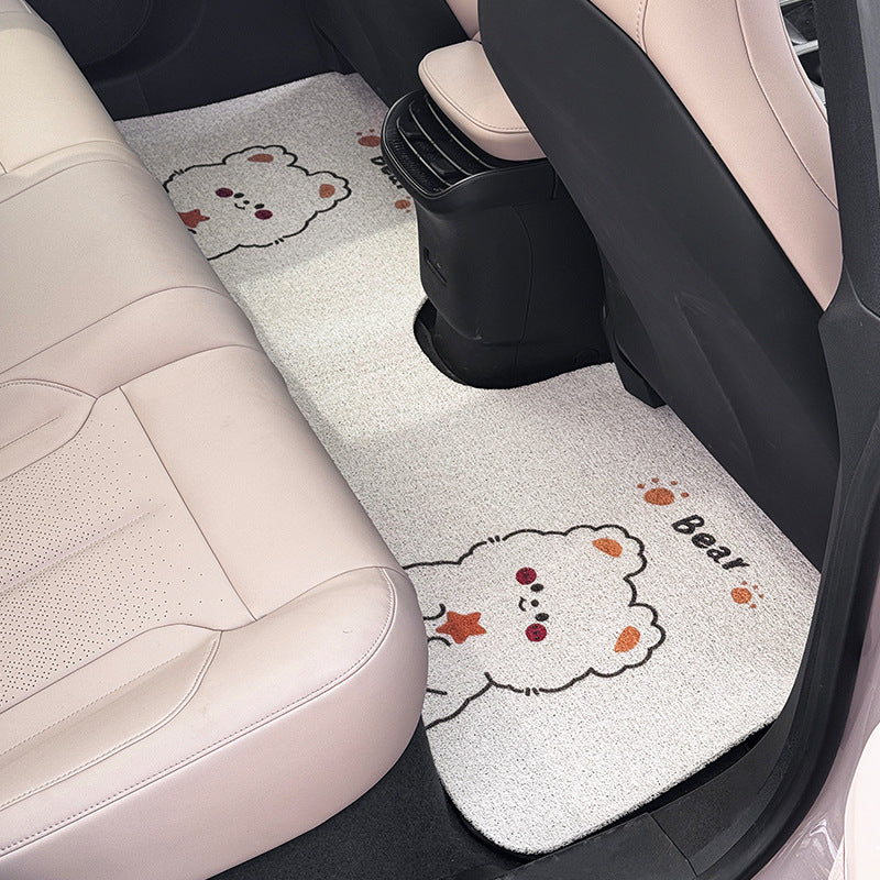 Cute Bear Anti-Soiling Car Floor Mats