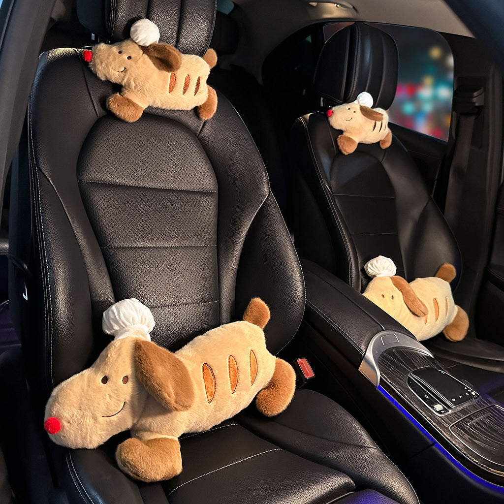 Dog Headrest Car Headrest Neck Pillow Car Interior Pillow